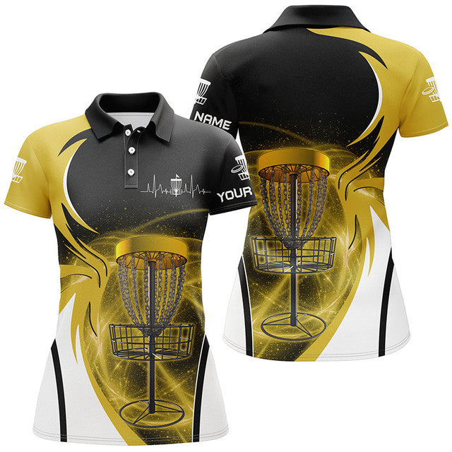 Custom Disc Golf Shirt Basket Design Personalized Gift Women's Polo Shirts S-5XL