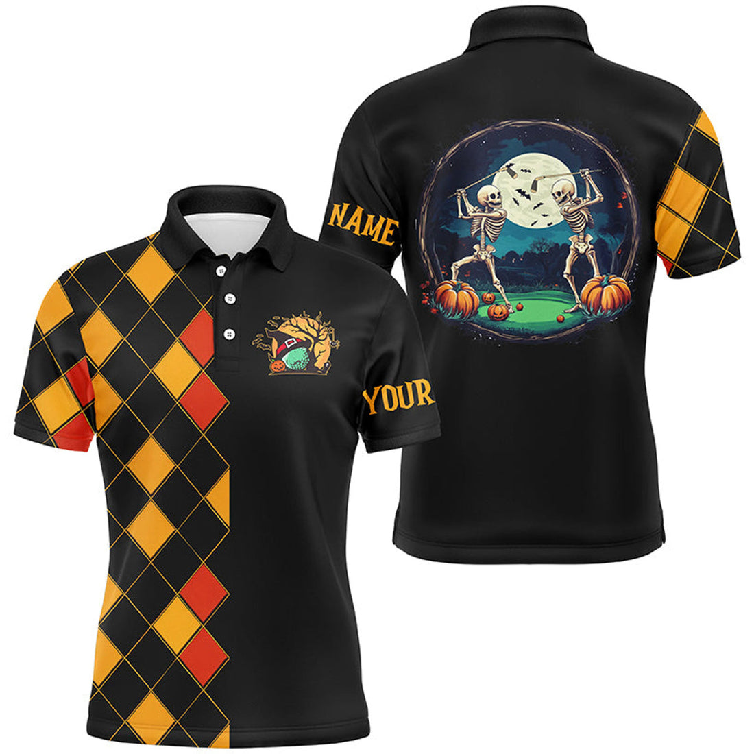 Funny Men's GI'm Not Swearing I'm Using My Bowling Words Custom Polo Men's Polo Shirt S-5XL