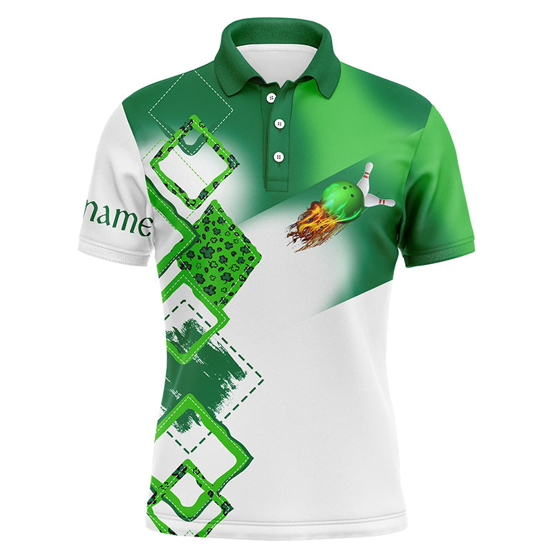 Green Clover Custom St Patrick Day Team Polo Shirt S-5XL Men's Polo Shirt