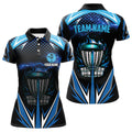 Custom Fire Lightning Disc Golf Team Shirt Unique Gift Women's Polo Shirts S-5XL