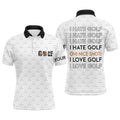 Custom Golf Polo Shirt Personalized Golf Clubs Pattern Men's Polo Shirt S-5XL