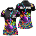 Custom Colorful Bowling Polo Shirt for Team Bowling Shirts Women's Polo Shirts S-5XL