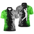 Custom Green Camo Golf Clothes for Men Men's Polo Shirt S-5XL