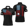 Custom Golf Shirt Personalized American Flag Gift for Men Men's Polo Shirt S-5XL