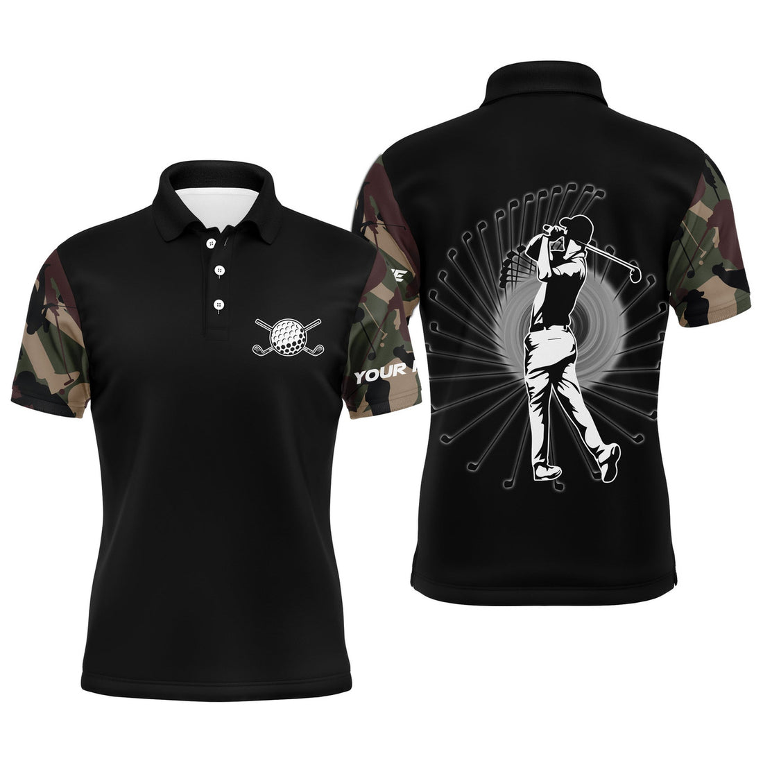 Personalized Golf Polo Shirt Best Gift For Golfers Team Men's Polo Shirt S-5XL
