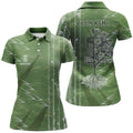 Custom Vintage Green Disc Golf Team Outfit Disc Golf Shirt Women's Polo Shirts S-5XL
