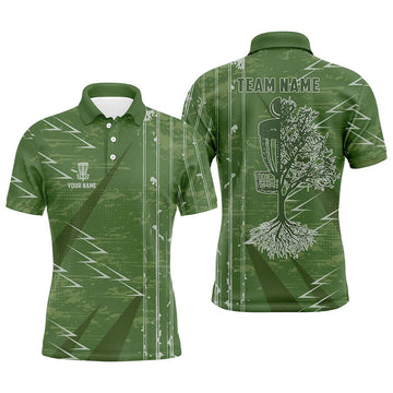 Custom Green Vintage Disc Golf Polo Shirt Team Jersey Men's Polo Shirt S-5XL
