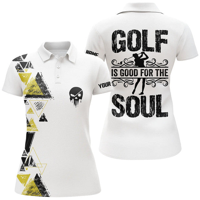 Custom Triangle Golf Is Good For The Soul Women's Polo Shirts S-5XL