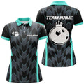 Custom Name Camo Bowling Team Shirt Gift For Bowler Women's Polo Shirts S-5XL
