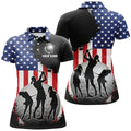 Custom American Flag Golf Polo Shirts Patriotic Gifts For Women's Polo Shirts S-5XL