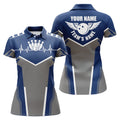 Custom Bowling for with Team Bowling Ball Pins Women's Polo Shirts S-5XL