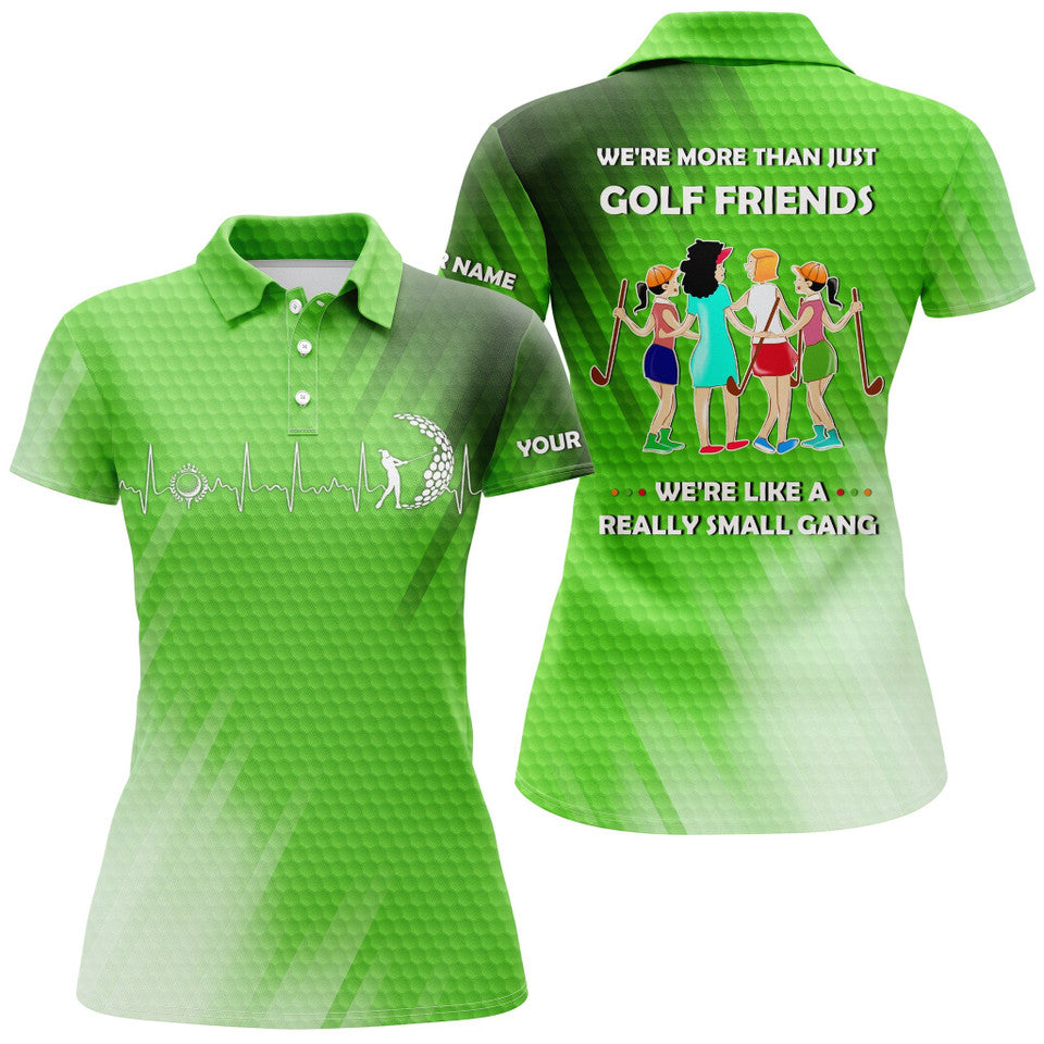 Custom Funny Golf Than Just Golf Friends Women's Polo Shirts S-5XL