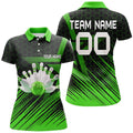 Custom Green Bowling Team Shirt For Personalized 3D Women's Polo Shirts S-5XL