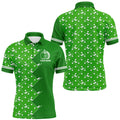 Custom Green Golf Pattern Shirt Unique Golf Gifts Men's Polo Shirt S-5XL