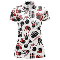 Custom Bowling with Unique Patterns for Girls Women's Polo Shirts S-5XL