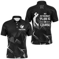 Custom Black Camo Golf Outfit My Retirement Is On Course Men's Polo Shirt S 5XL
