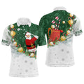 Santa Golf Christmas Pattern Outfit Golf Gifts Men's Polo Shirt S-5XL