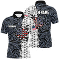 Patriotic Split Tribal American Flag Darts Shirt Custom Men's Polo Shirt S-5XL