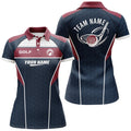 Custom Red Navy Golf Polo Personalized Team Shirt For Women's Polo Shirts S-5XL