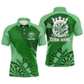 Personalized Green Darts Jersey Custom Cool Shirt for Men Men's Polo Shirt S-5XL