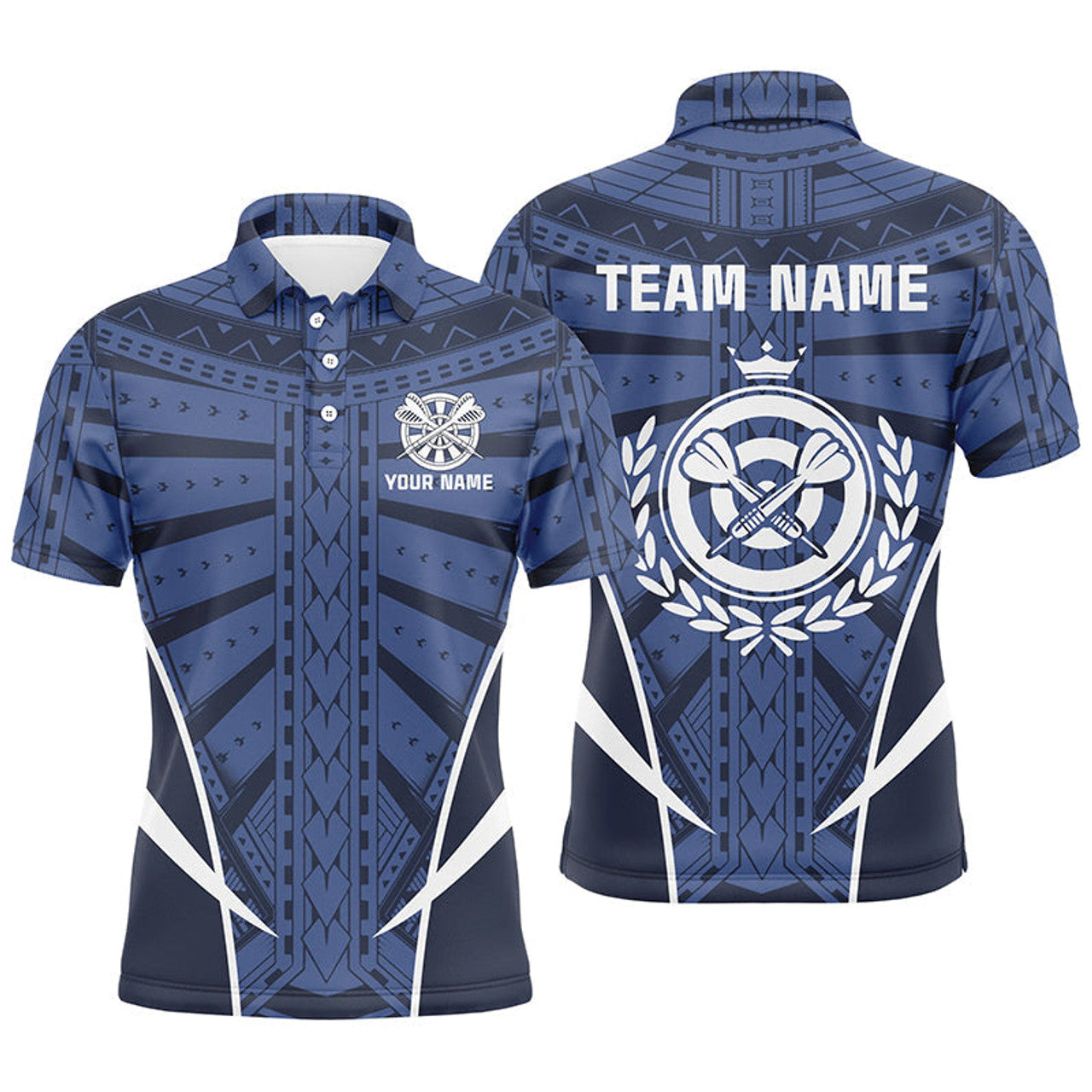 Tribal Personalized Darts Shirt Custom Design Men's Polo Shirt S-5XL
