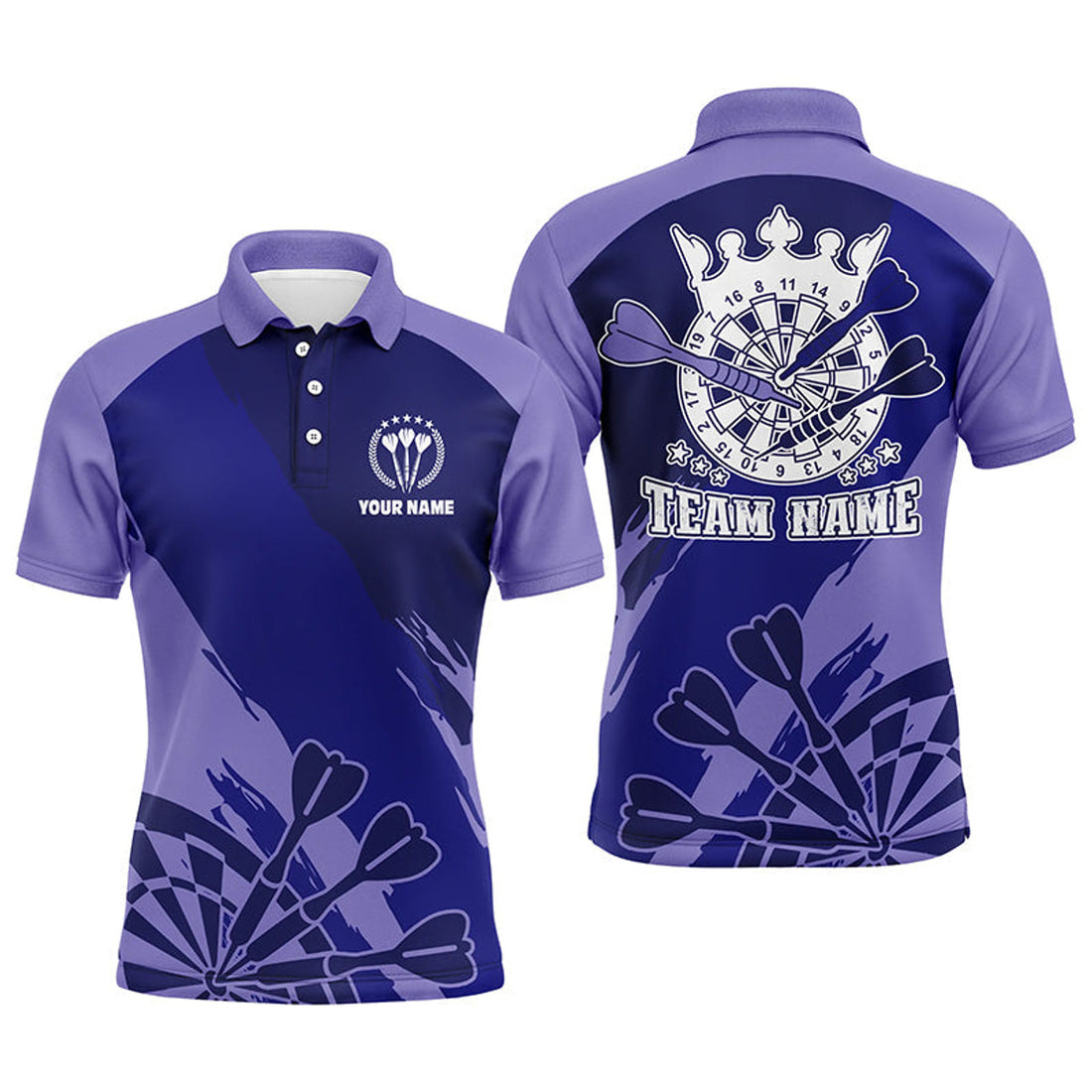 Custom Cool Dart Shirt for Men Darts Jersey Men's Polo Shirt S-5XL