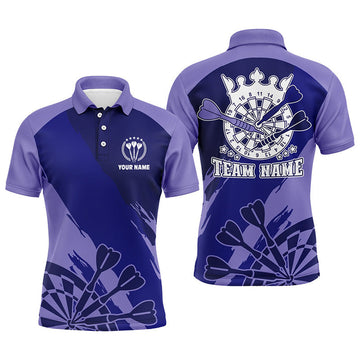 Custom Cool Dart Shirt for Men Darts Jersey Men's Polo Shirt S-5XL
