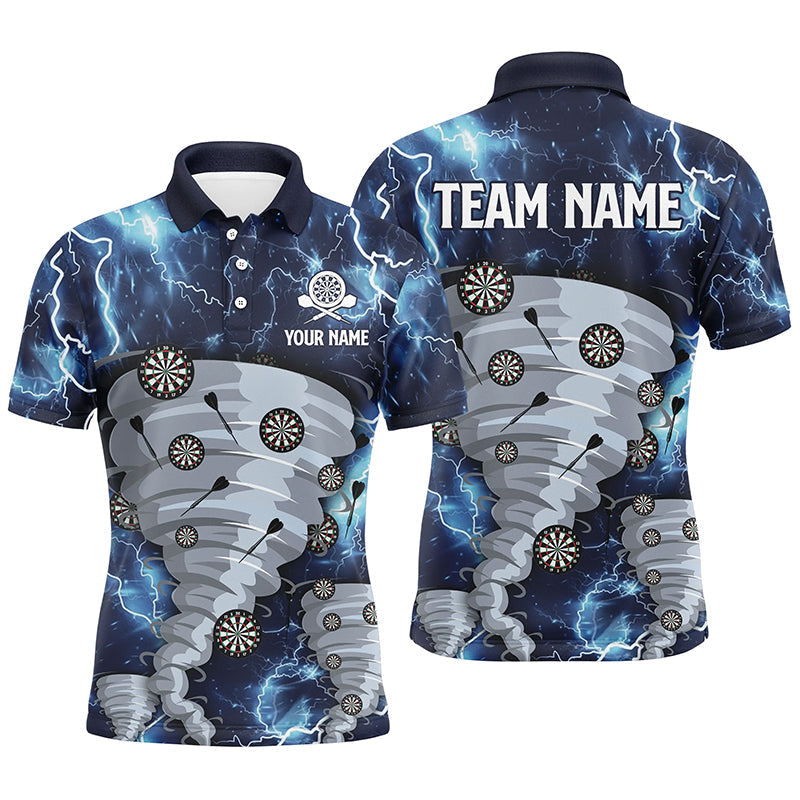 Blue Thunder Lightning Darts Custom Storm Dart Polo Shirt S-5XL Men's Polo Shirt