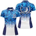Custom Geometric Golf Shirts Cool Triangle Pattern Gift Women's Polo Shirts S-5XL