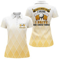 Custom Argyle Golf I Drink I Drive And I Know Things Women's Polo Shirts S-5XL