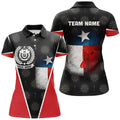 Custom Retro Texas Flag Patriotic Darts Shirt For Women's Polo Shirts S-5XL