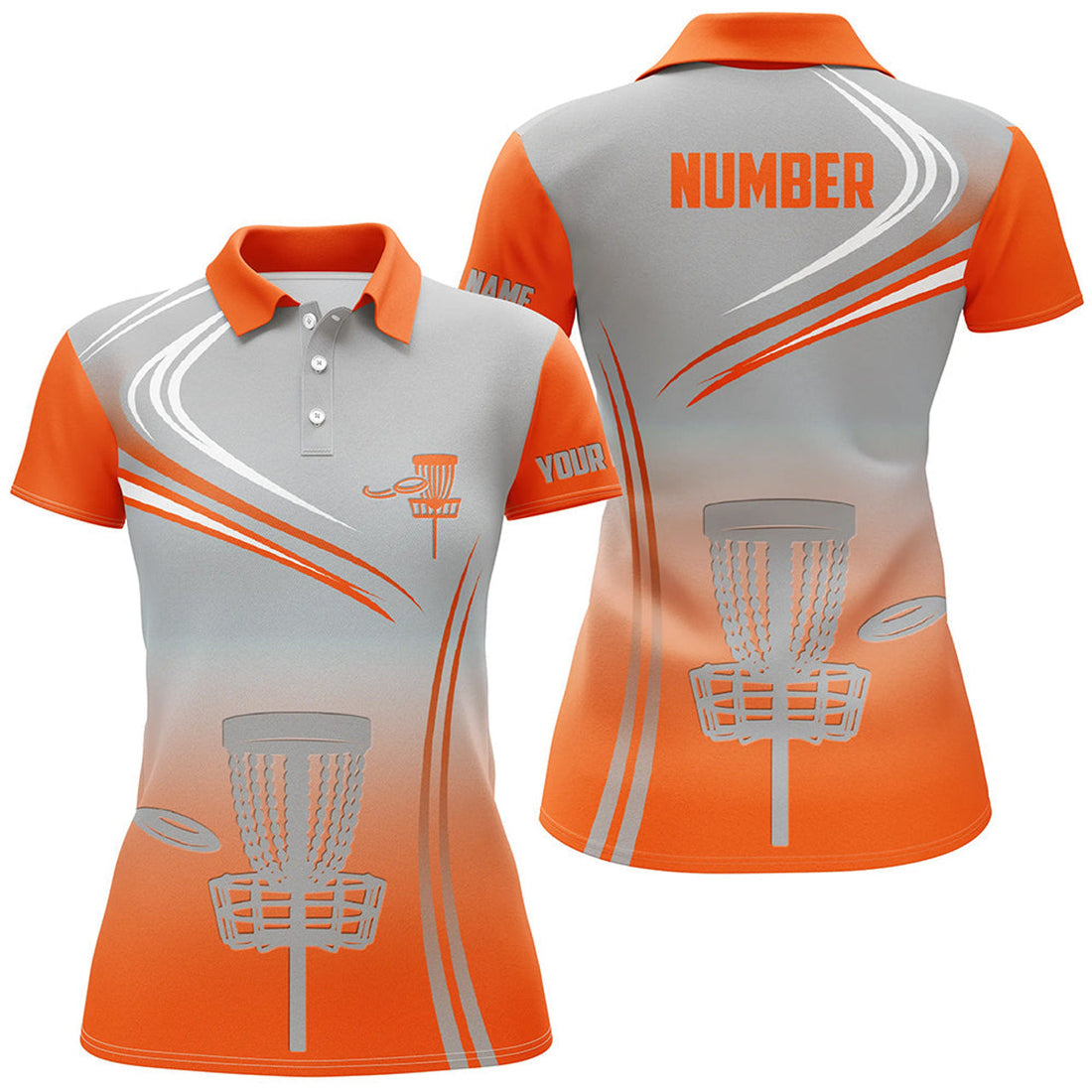 Custom Disc Golf Customized Tops for Golfing Women's Polo Shirts S-5XL