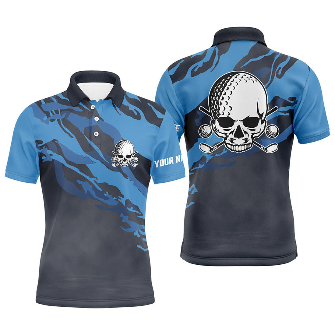 Custom Christmas Santa Golf Shirt for Men Team Jerseys Men's Polo Shirt S-5XL