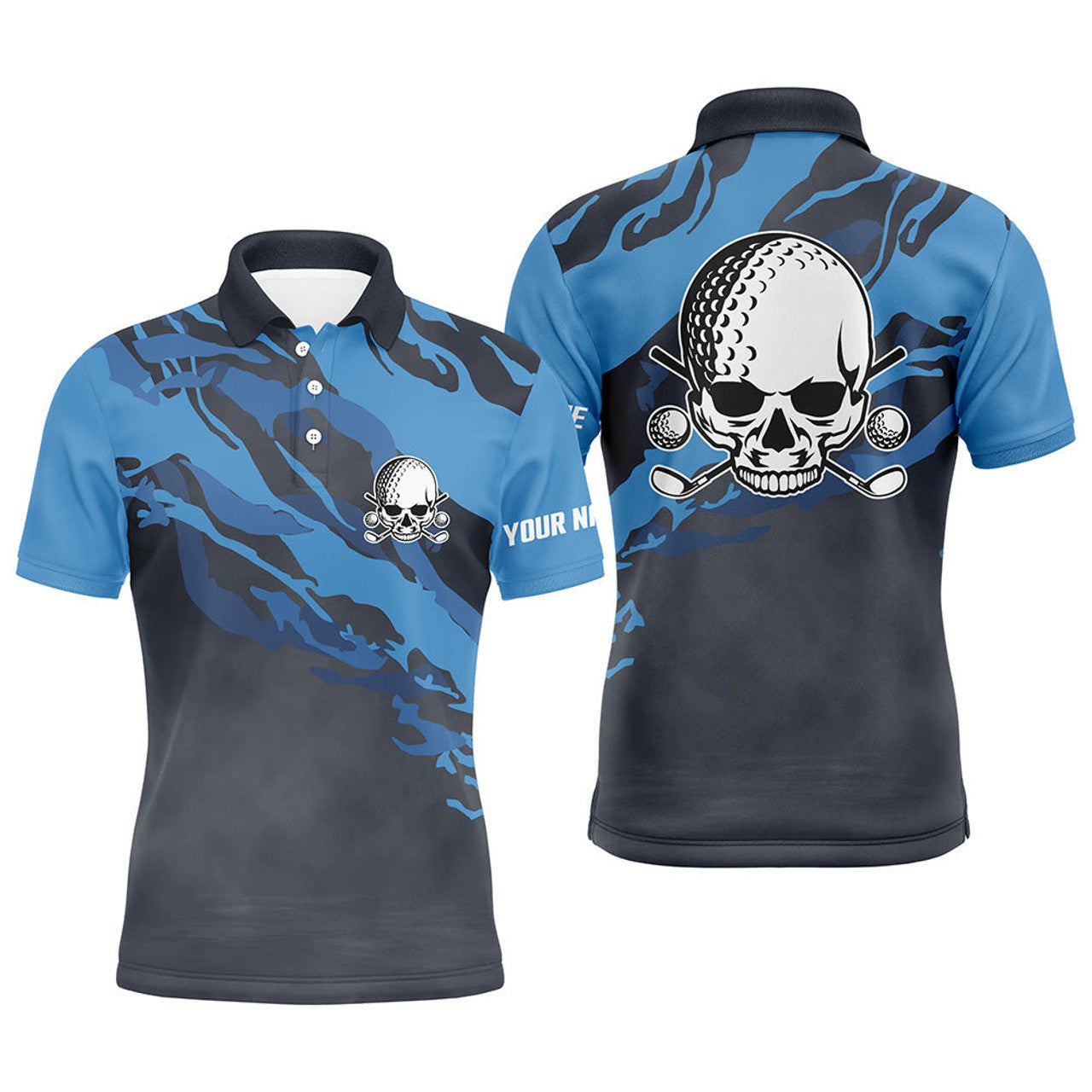 Custom Christmas Santa Golf Shirt for Men Team Jerseys Men's Polo Shirt S-5XL