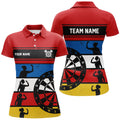Custom Colorful Retro Personalized Darts Shirt for Women's Polo Shirts S-5XL