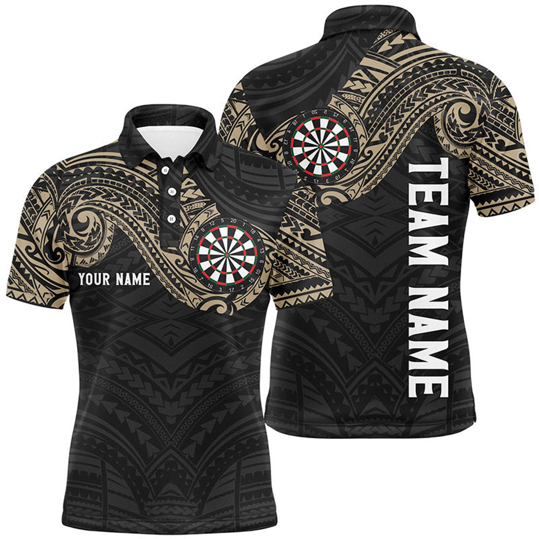 Personalized Champion Tribal Darts Jersey Men's Polo Shirt S-5XL