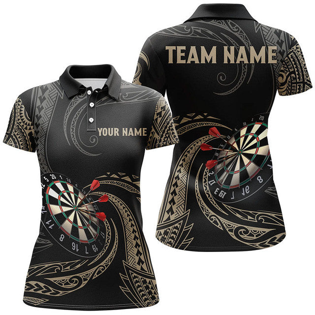 Custom Personalized Tribal Roll Darts Shirts for Women Women's Polo Shirts S-5XL