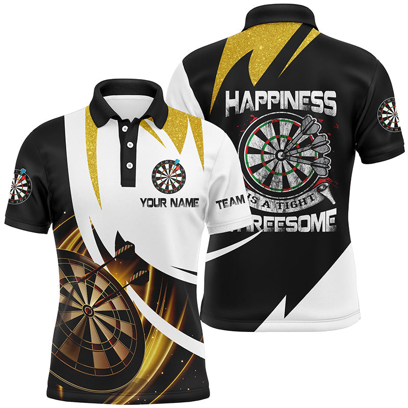 Happiness Is A Tight Personalized Dart Team Polo Shirt Men's Polo Shirt