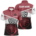 Personalized Red Black Darts Shirt Custom Team Jersey Men's Polo Shirt S-5XL