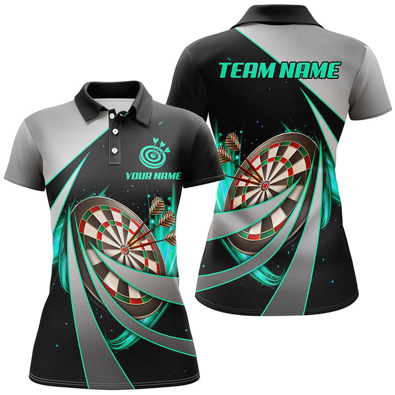 Custom Sports Style Personalized Darts for Women's Polo Shirt S-5XL