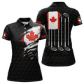 Custom Canada Flag Golf Polo Shirt Red Maple Leaf Gifts Women's Polo Shirts S-5XL