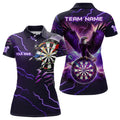 Custom Purple Eagle Darts Polo Shirt for Women's Polo Shirts S-5XL