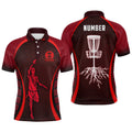 Custom Cool Golf Shirts Gift for Men Personalized Red Men's Polo Shirt S-5XL