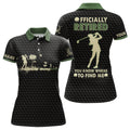 Custom Golf Officially Retired You Know Where To Find Me Women's Polo Shirts S-5XL