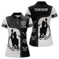 Custom Black White 3D All Over Print Darts for Players Women's Polo Shirts S-5XL