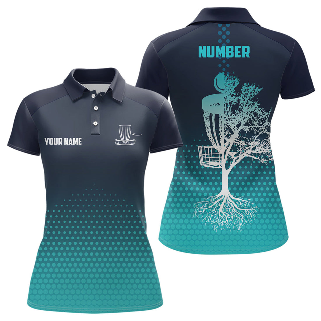 Personalized Women's Disc Golf Polo Shirt Women's Polo Shirts S-5XL
