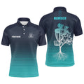 Personalized Disc Golf Basket Hive Custom Number Shirt Men's Polo Shirt S-5XL