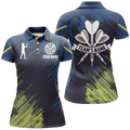 Custom Personalized Darts Sports Green Blue Shirt for Women's Polo Shirts S-5XL