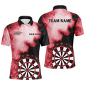 Personalized Red Flame Darts Shirt Men's Polo Shirt S-5XL