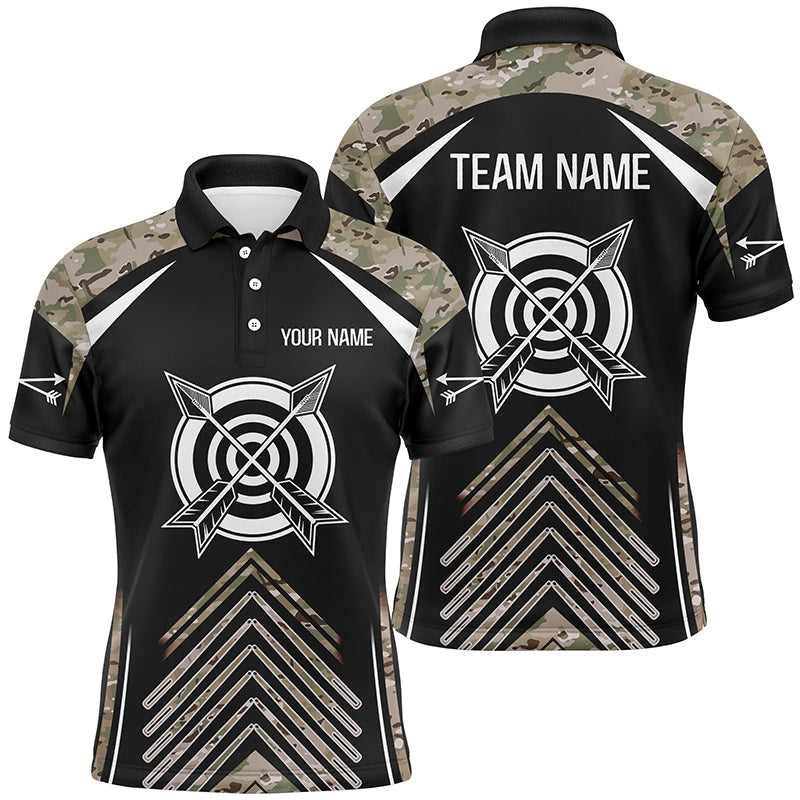Personalized Camouflage 3D Target Archery Polo Shirt S-5XL Men's Polo Shirt